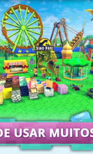 Dino Theme Park Craft: Crie Parque de Dinossauros 2