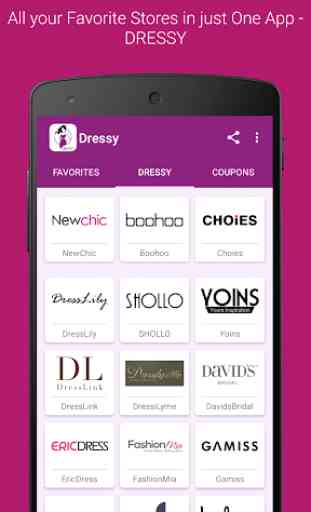 Dressy- app de compras de roupas femininas baratas 1