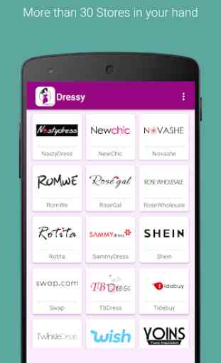 Dressy- app de compras de roupas femininas baratas 2