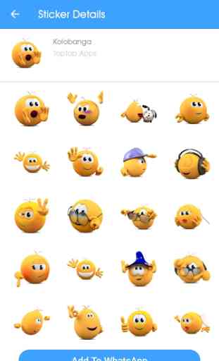 emoji Adesivos para WhatsApp - WAStickerapps 2