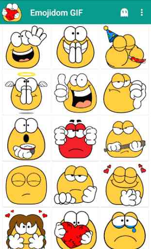Emojidom animados / GIF emoticons e emoji 1