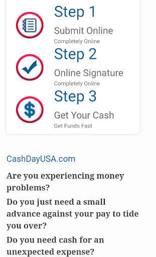 Fast Cash Loan - Payday , fast cash advance today! 2