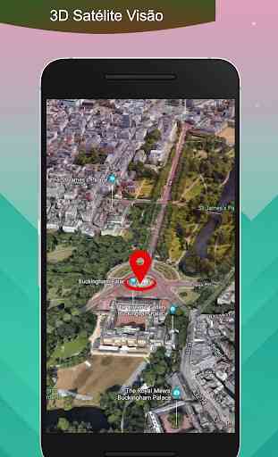 GPS ao vivo Mapa direção vista da rua &velocímetro 2