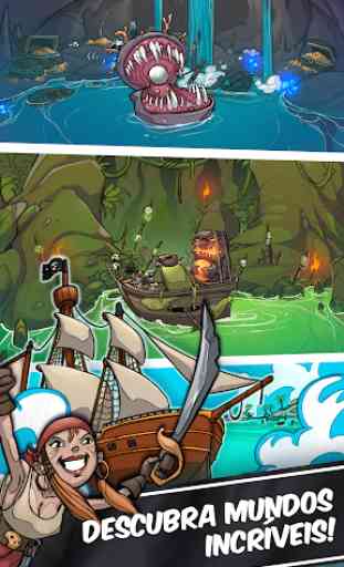 Idle Tap Pirates - Luta dos Titãs 2