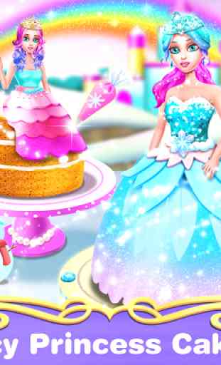 Jogo de princesa - bolo fazendo jogo 1