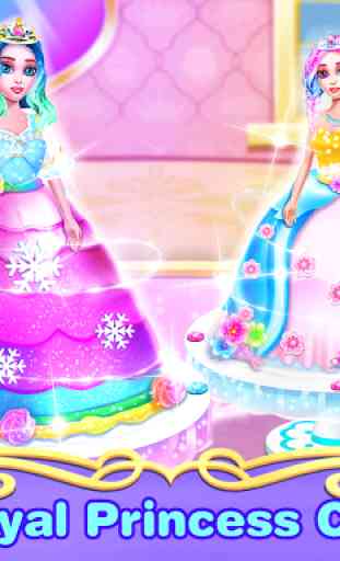 Jogo de princesa - bolo fazendo jogo 4