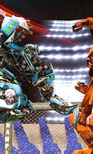 Jogos de combate de aço anel real grande robô 1