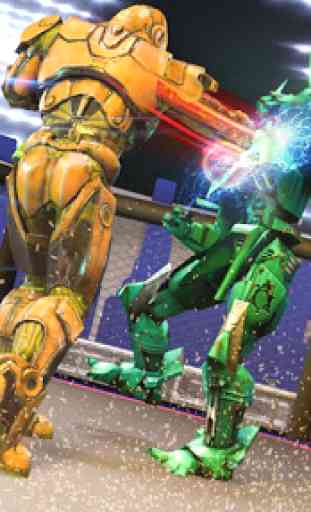 Jogos de combate de aço anel real grande robô 2