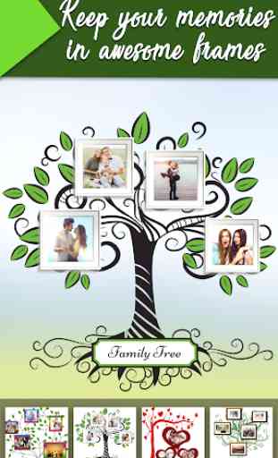 Molduras familiares da árvore genealógica 3