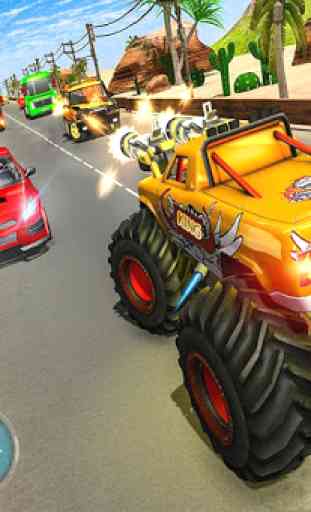 Monster Truck Racing Jogos: Transform Robot games 1