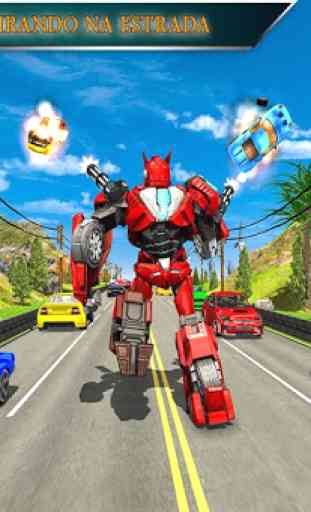 Monster Truck Racing Jogos: Transform Robot games 2