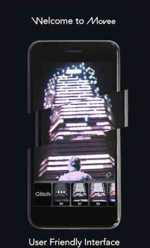 Movee: animate your photo with vhs glitch graphics 1