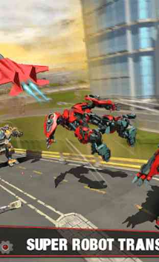 Multi Robot Transform Battle: Jogos de jato de ar 1