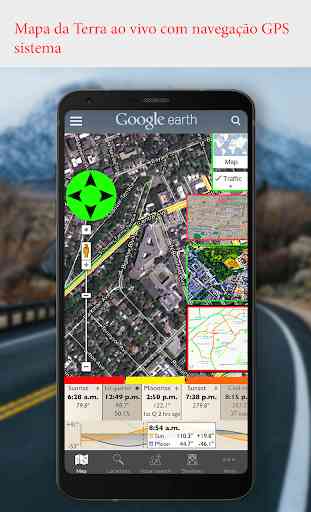 mundo rota mapa E GPS kit 1