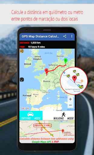 mundo rota mapa E GPS kit 3