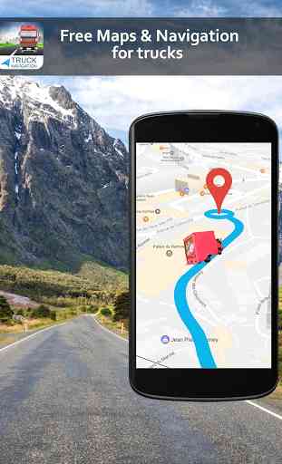 Navegação GPS gratuita por caminhão: GPS 3