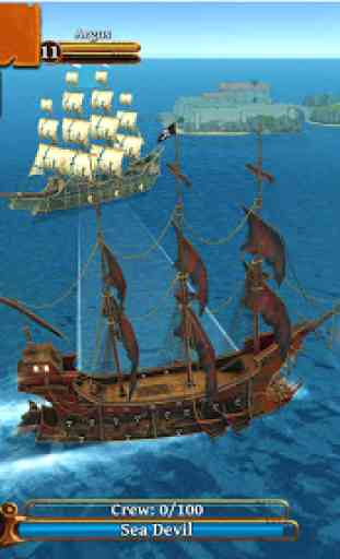 Navios de Batalha - Age of Pirates Navio de Guerra 1