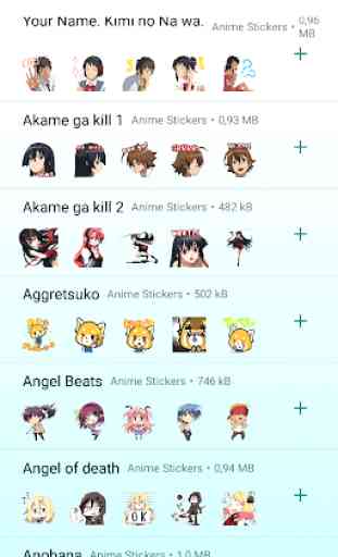 New Anime Stickers ! WAStickerApps for Whatsapp 3