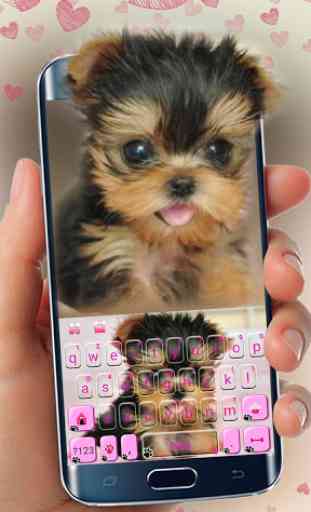 Novo tema de teclado Cute Tongue Cup Puppy 1