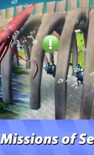 Ocean Squid Simulator - mergulhe na sobrevivência 3