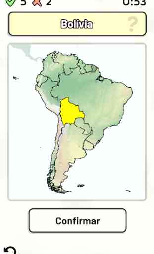 Países da América do Sul - Quiz 1