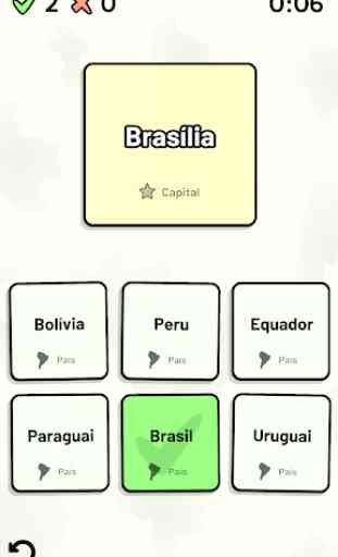 Países da América do Sul - Quiz 4