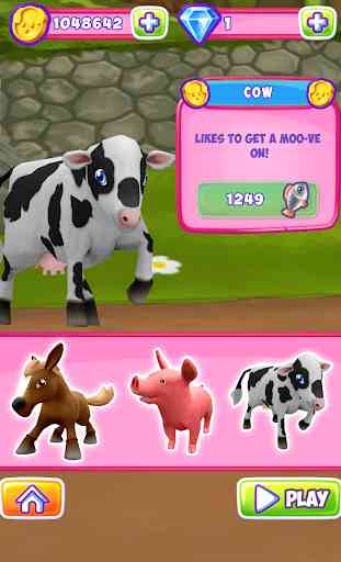 Pets Runner Game - Farm Simulator 2