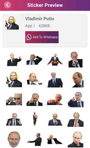 Putin Stickers For Whatsapp 2