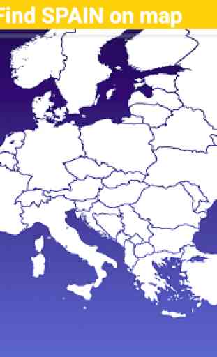 Questionário do Mapa da Europa. Países europeus 1
