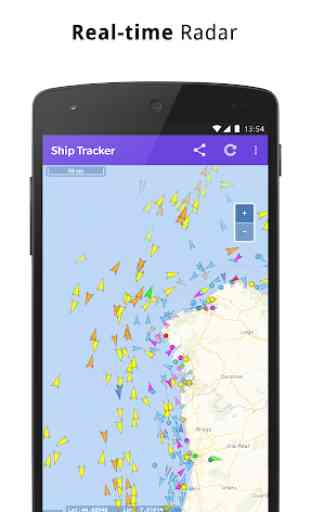 Radar marítimo ★ Navio Tracker & Radar do navio 2