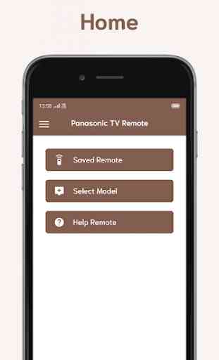 Remote For Panasonic TV 2