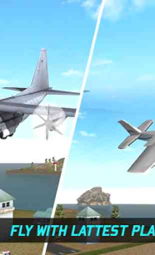 Simulador de vôo 2017 - piloto de vôo de avião 3D 3