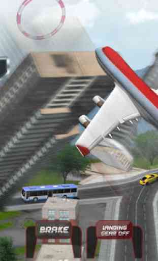 simulador de vôo de avião voando 3D 4