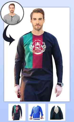 Stylish Afghan man suit photo editor 2