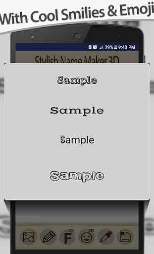 stylish name maker 3d - stylish text 4