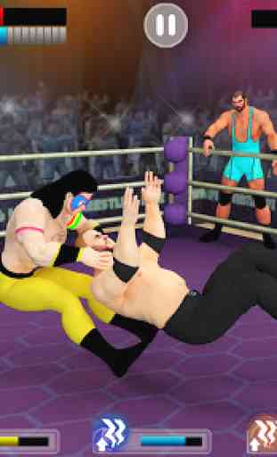 Tag team wrestling 2020: Cage death fighting Stars 3