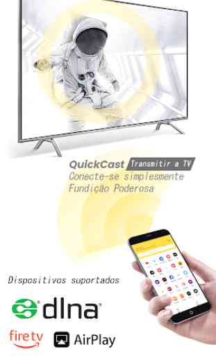 Transmitir Vídeo para Chromecast FireTV Quick Cast 1