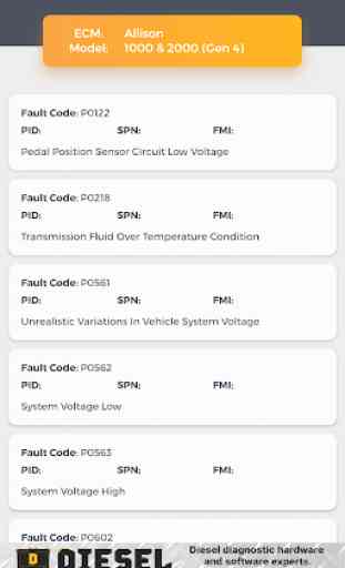 Truck Fault Codes 3