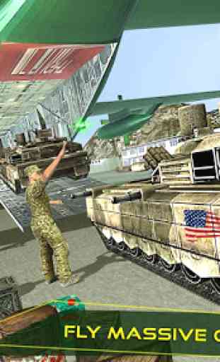 US Army Transport Game: Military Cargo Plane Games 3