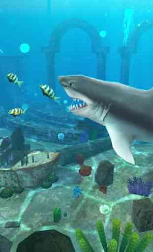 Vida do Grande Tubarão Branco: Simulação Megalodon 1