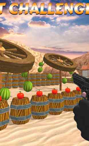 tiro de alvo de apple: jogo de tiro de melancia 3D 3