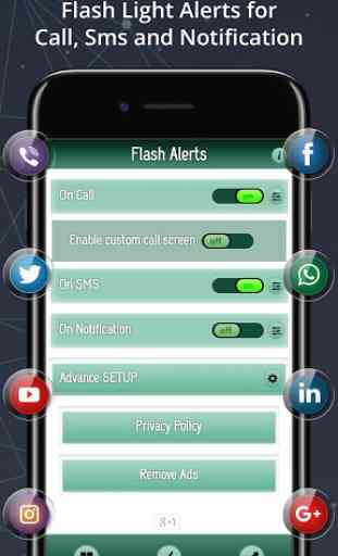 Alertas em Flash em Chamada, SMS e Notificações 1