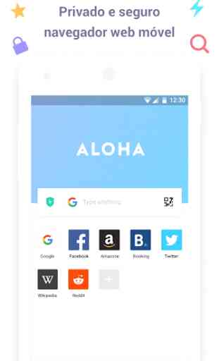 Aloha Browser Lite: Navegador privado e VPN grátis 1