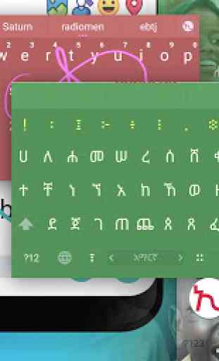 Amharic Keyboard - Ethiopic - Geez Ethiopia 2