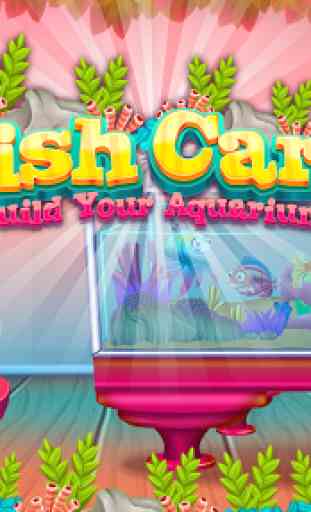 Aquario virtual para cuidar: Jogo de peixe 1