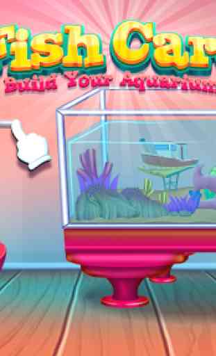 Aquario virtual para cuidar: Jogo de peixe 3
