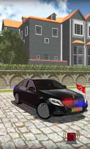 Başkan Polis Koruma Araba Sürme Oyunu 1