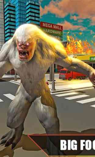 bigfoot monster city rampage: caçador de gorila 2