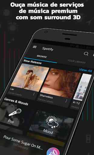 Boom Music Player with 3D Surround Sound and EQ 3