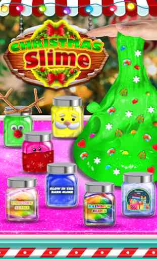 Brilho no escuro Natal Slime Maker & Simulator 1